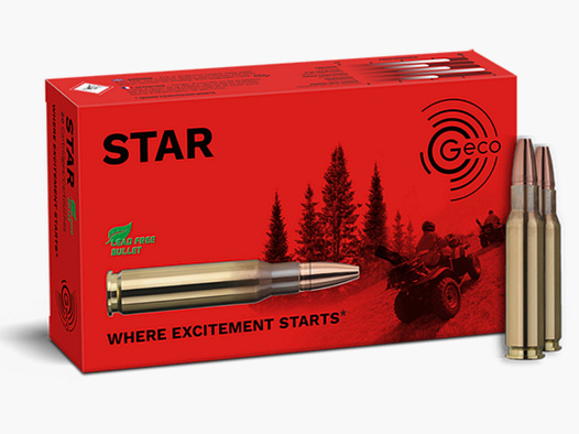 Geco STAR 2413835 .30-06 Spring. 10.7 g 165 grs. Lead-free deformation projectile