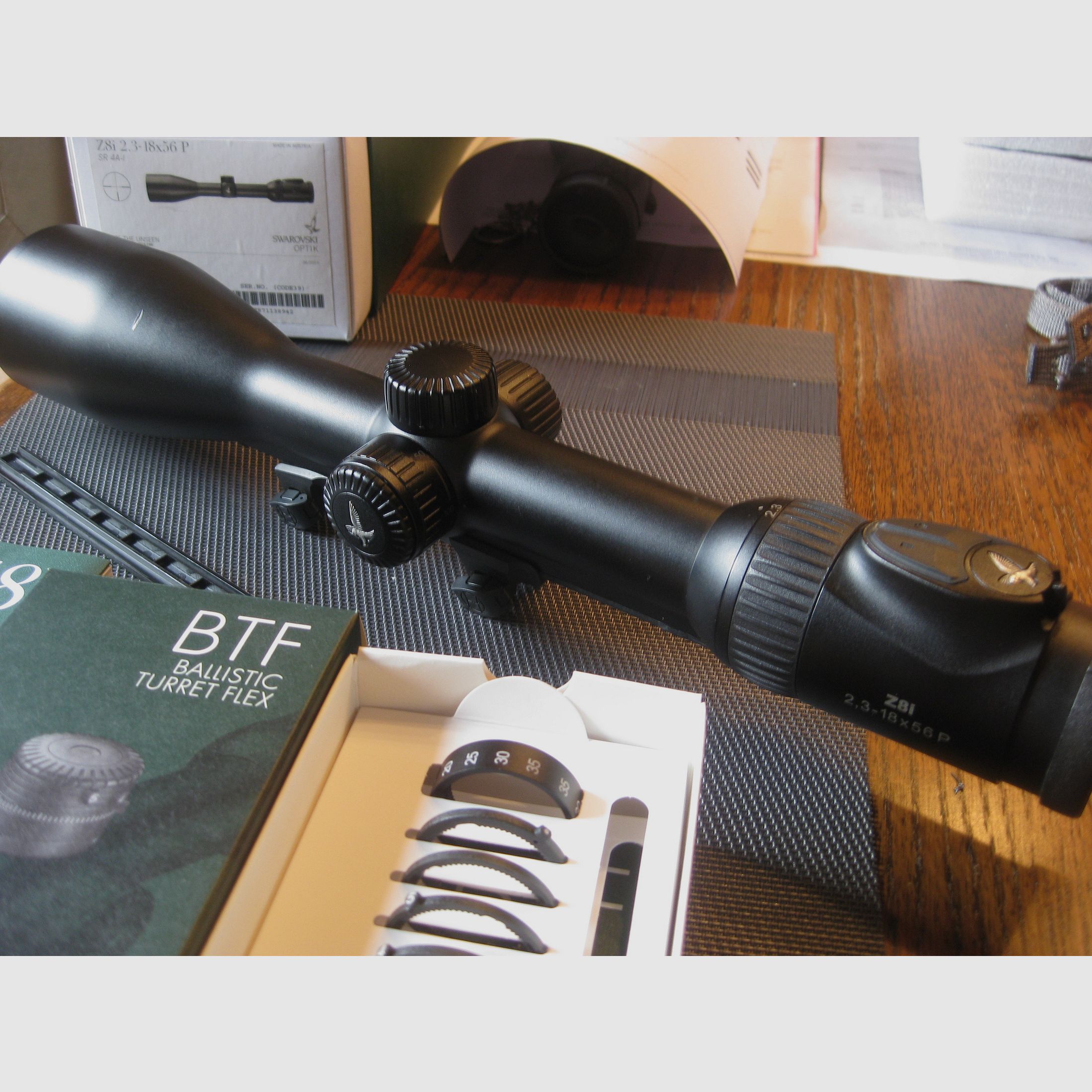 TOP Swarovski Z8i 2.3-18x56 P SR Abs. 4A-I incl. saddle mount high for Blaser and Sauer 505 !! NO ZEISS-LEICA-S&B-GPO-DDoptics-IOR-Mauser !