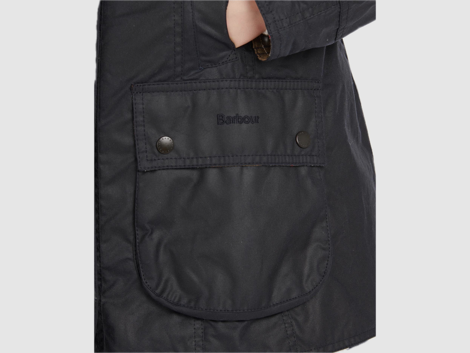 BARBOUR Wachsjacke Beadnell Navy