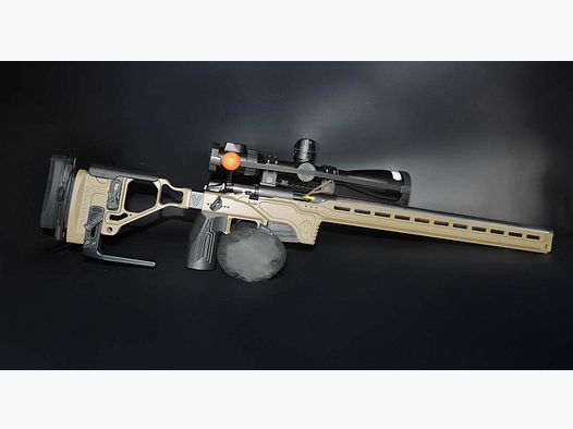 Bergara B14 HMR Kleinkaliber PRS Waffe mit schwerem Lauf .22lr