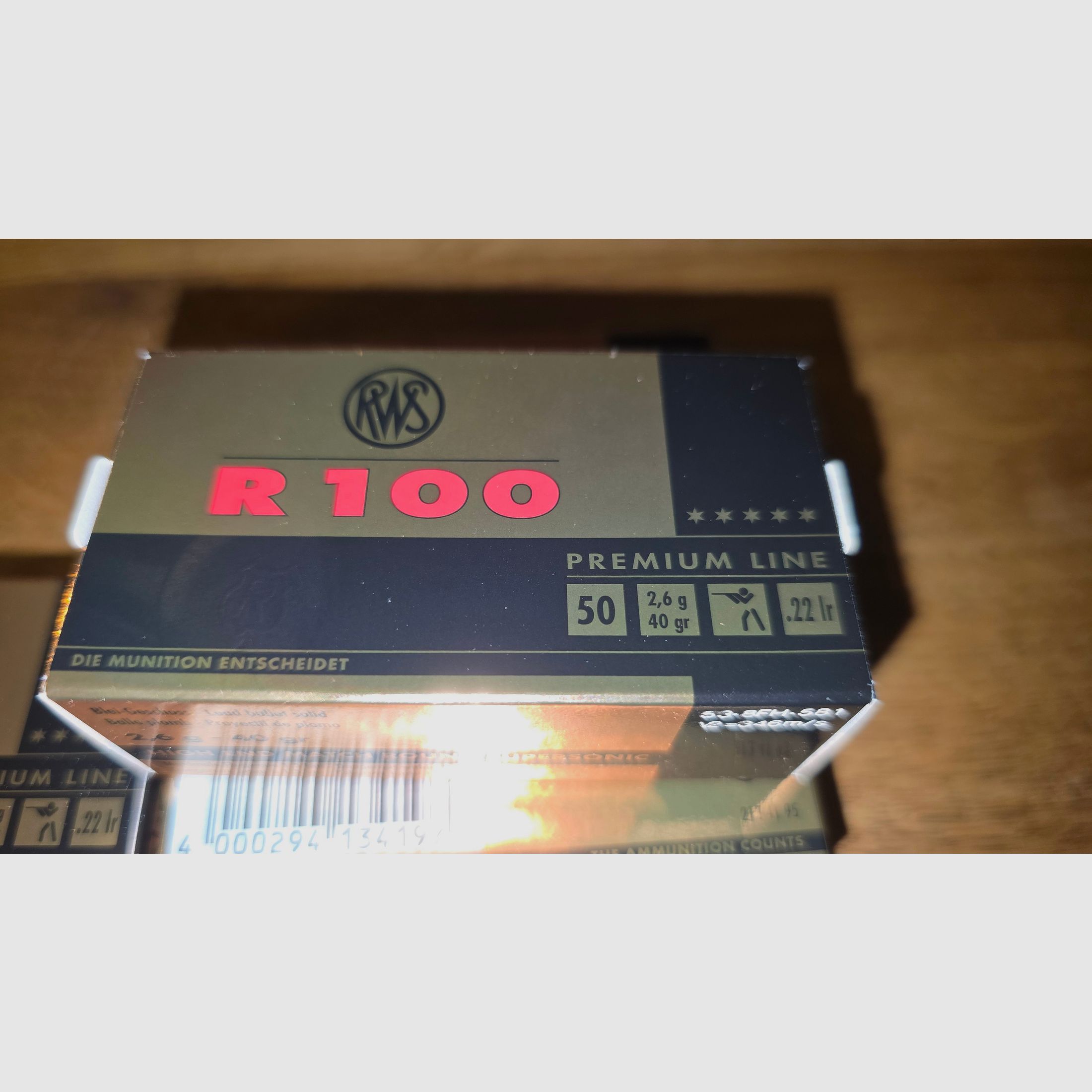 RWS R100 .22lr Munition  400 Schuss