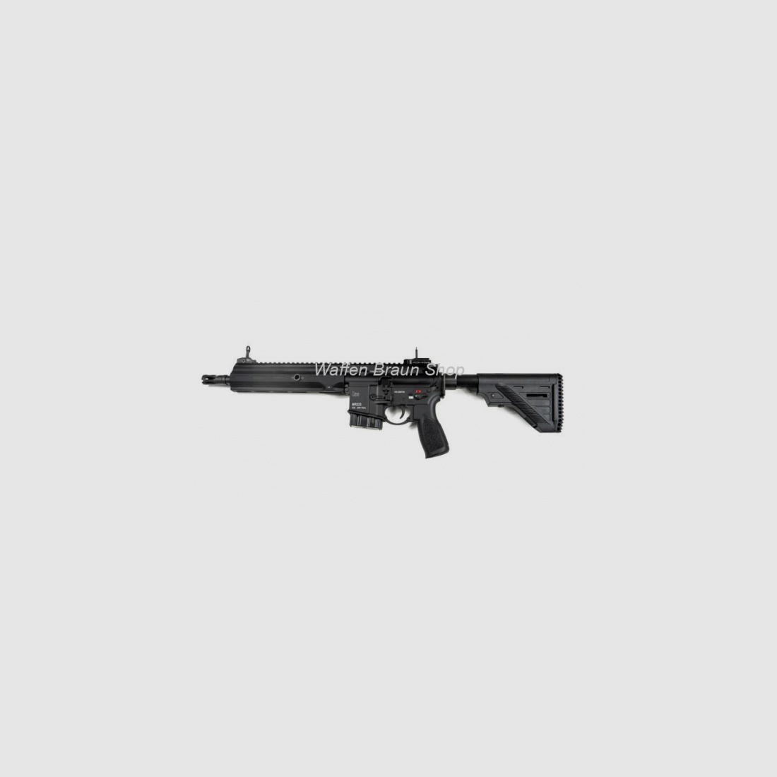 Heckler & Koch HK SLB MR223, A3-Version, Kal. .223 Rem., 14,5", schwarz, geschl. Handschutz