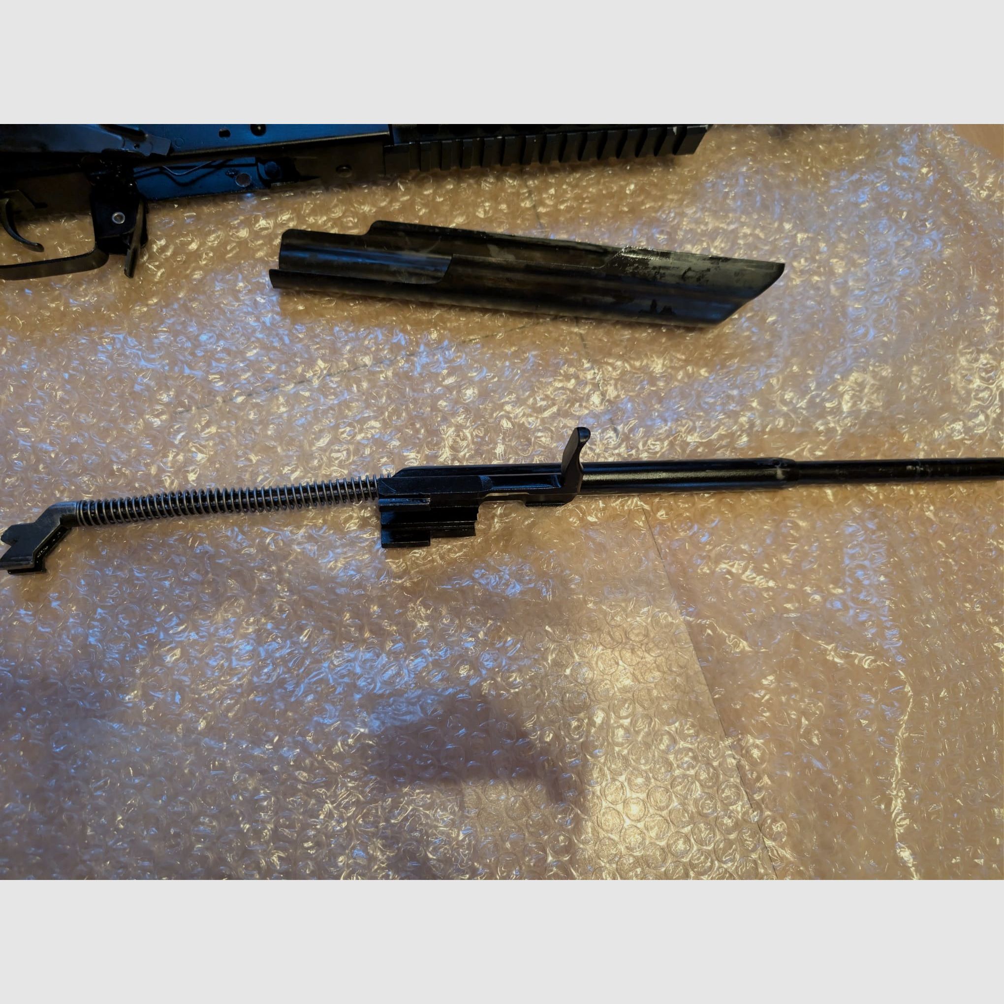 MWM Gillmann Yunker 4 CO22 AK74 fucile ad aria | Cal. 4,5 mm BB | Originale IZHMASH produzione | con impugnatura anteriore Picatinny & PK - 3 impugnature e compensatore decorativo