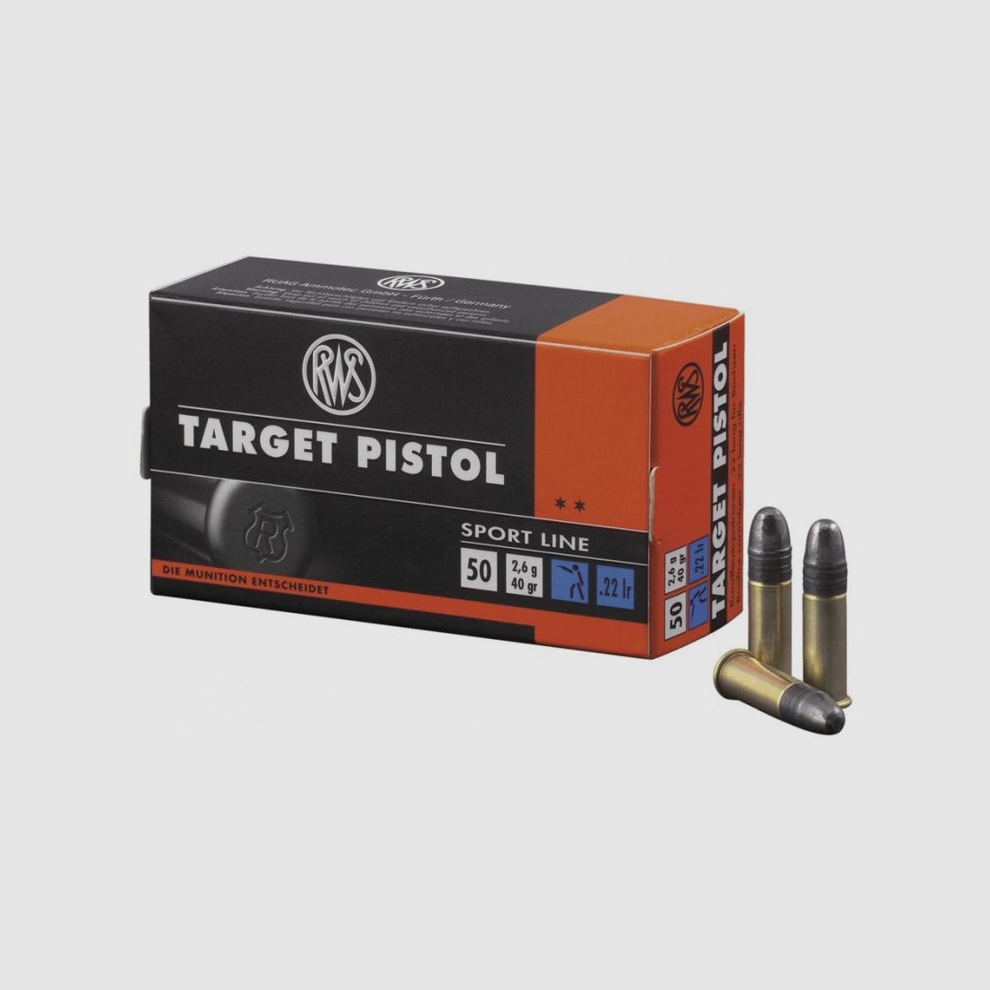 500 Rounds RWS Sport Line Pistol Cal. .22 LR