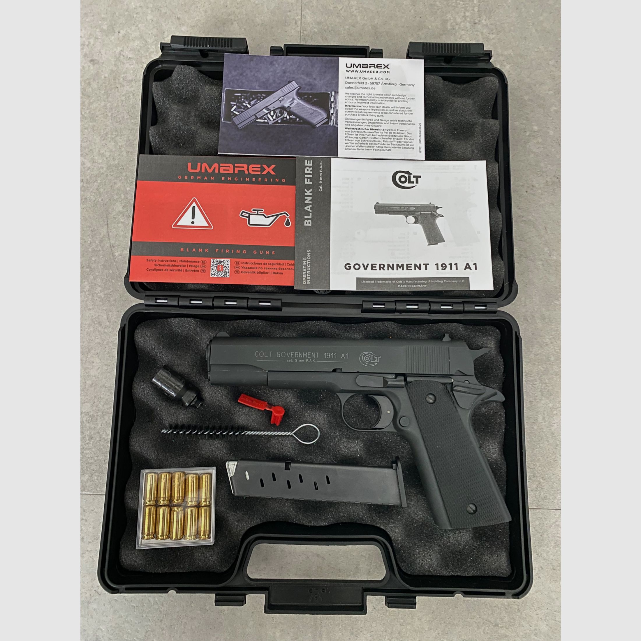 Colt Government 1911 A1 – 9 mm P.A.K. – Umarex, image 3 sur 10