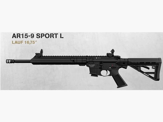 Schmeisser AR15 9mm Sport L (16,75')