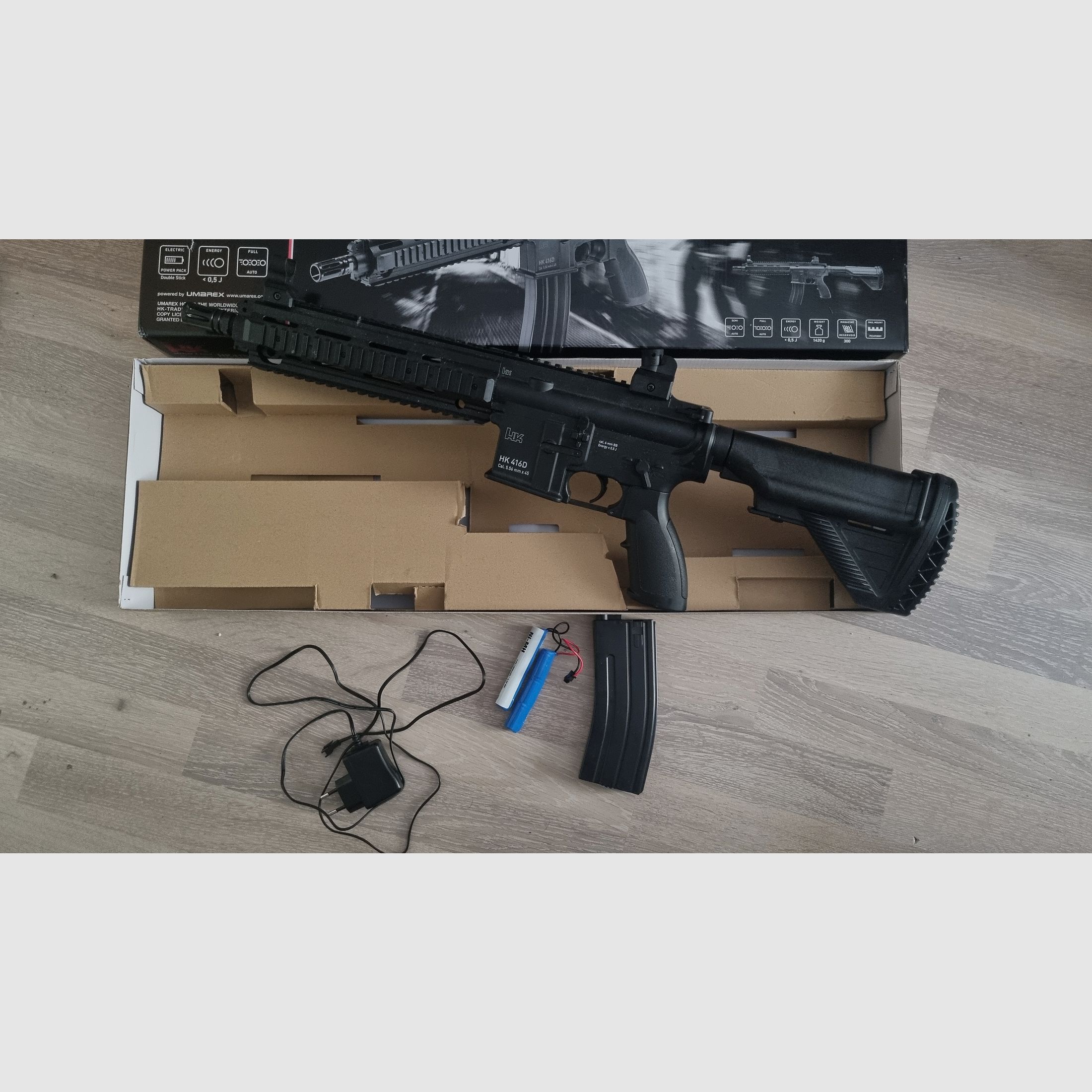 Airsoft HK 416D 0,5 Joule