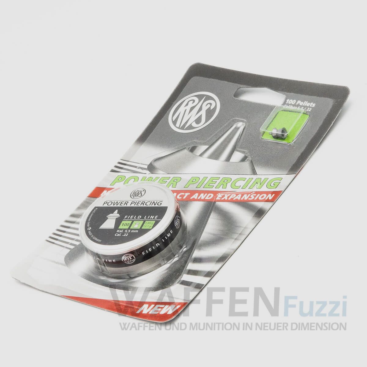 RWS Power Piercing Kaliber 5,5mm Field Line 100 Diabolos