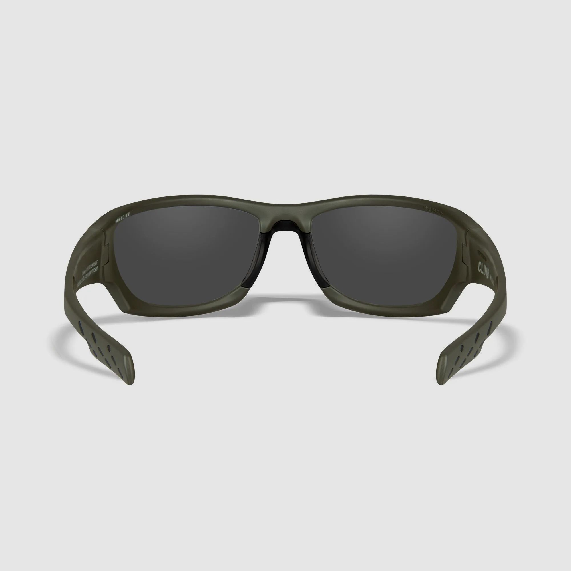 Lunettes WX CLIMB, verres : gris, couleur de la monture : vert armée mat