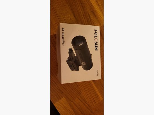Holosun Vergroter HM3X, 3-voudige vergroting, zwart, Picatinny - nieuw en ongebruikt!
