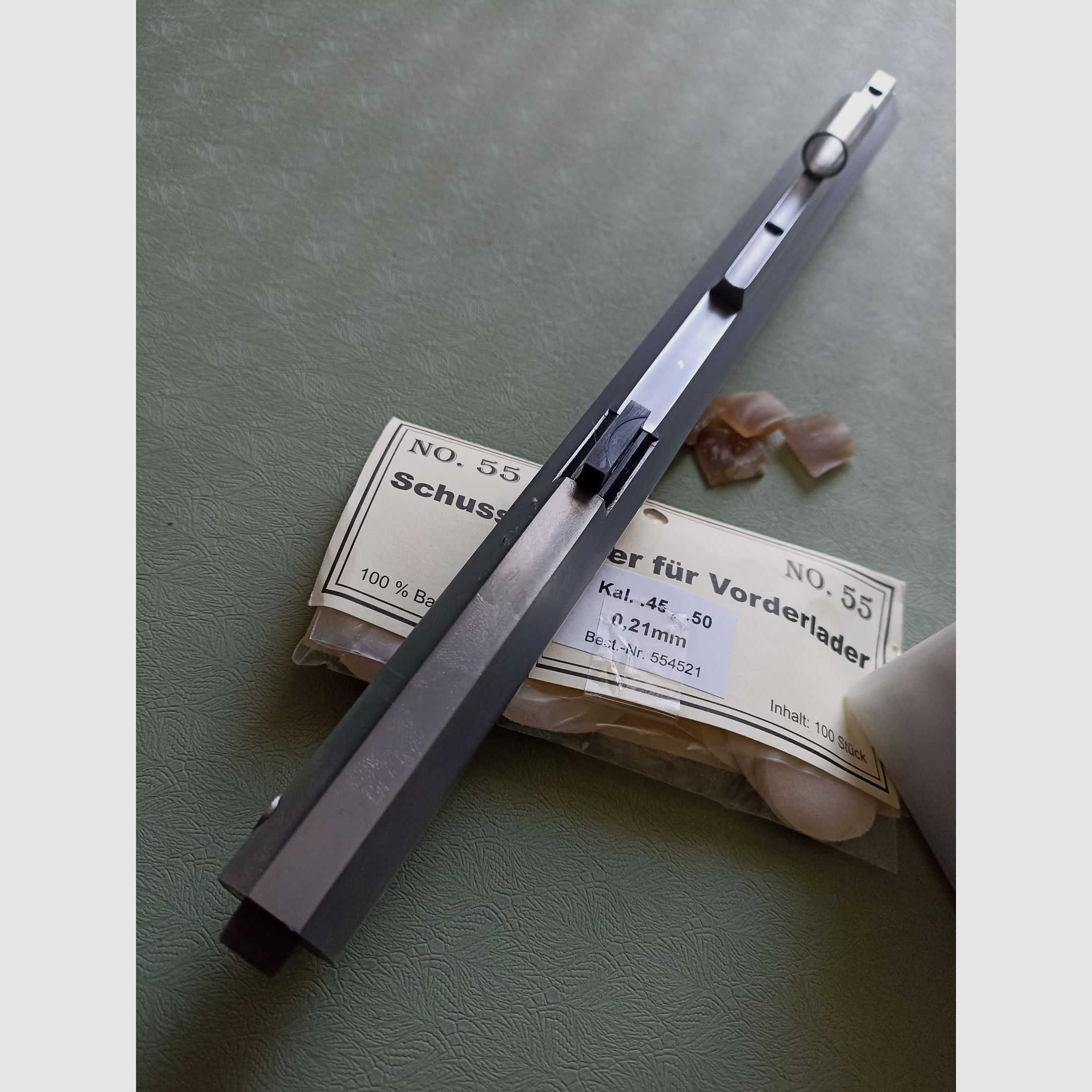 Charles Moore Steinschlosspistole cal .45Pedersoli (with original packaging) muzzleloader black powder