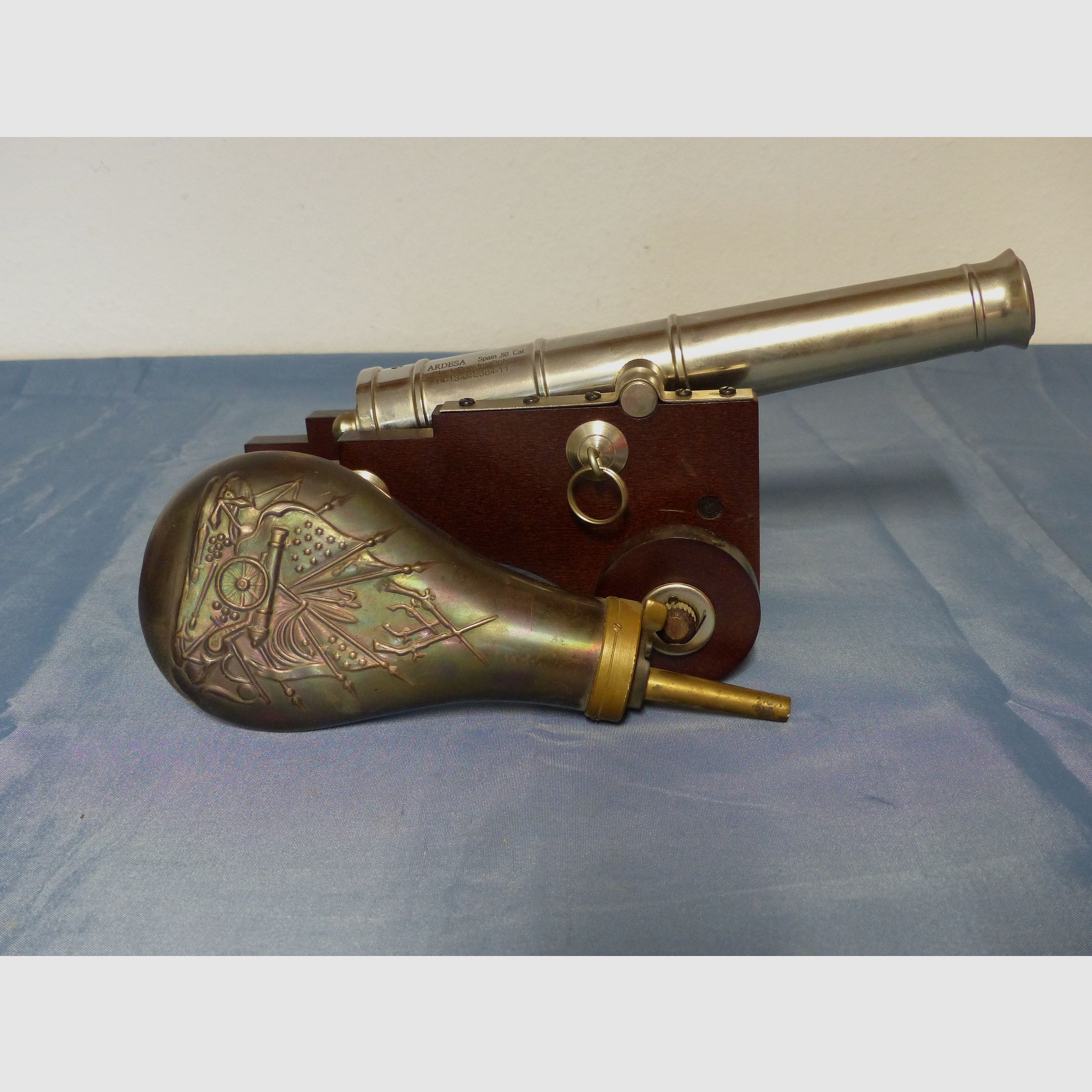 Vorderlader Kanone Ardesa Spanien Cal. .50 Schwarzpulver vintage