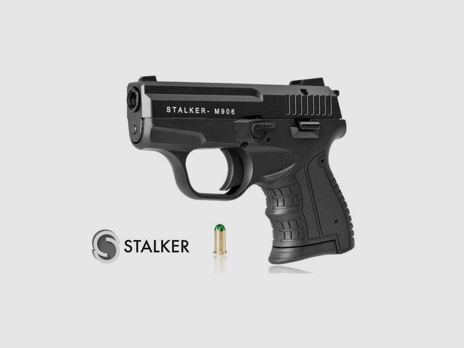 STALKER M906 Schreckschusspistole bis 6 mm – Schwarz, Bild 1 von 7