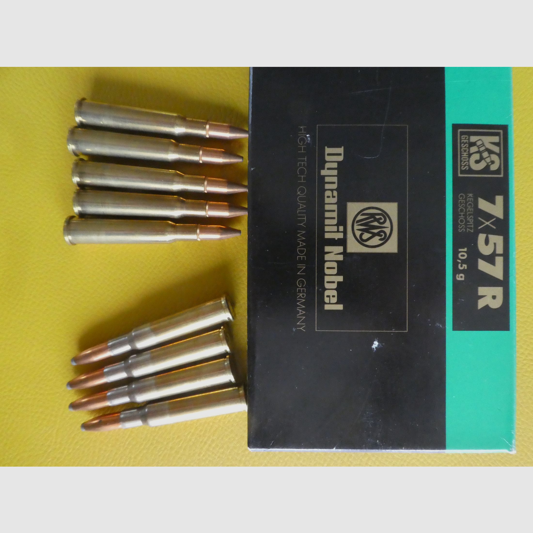 7x57R, 41 cartouches diverses