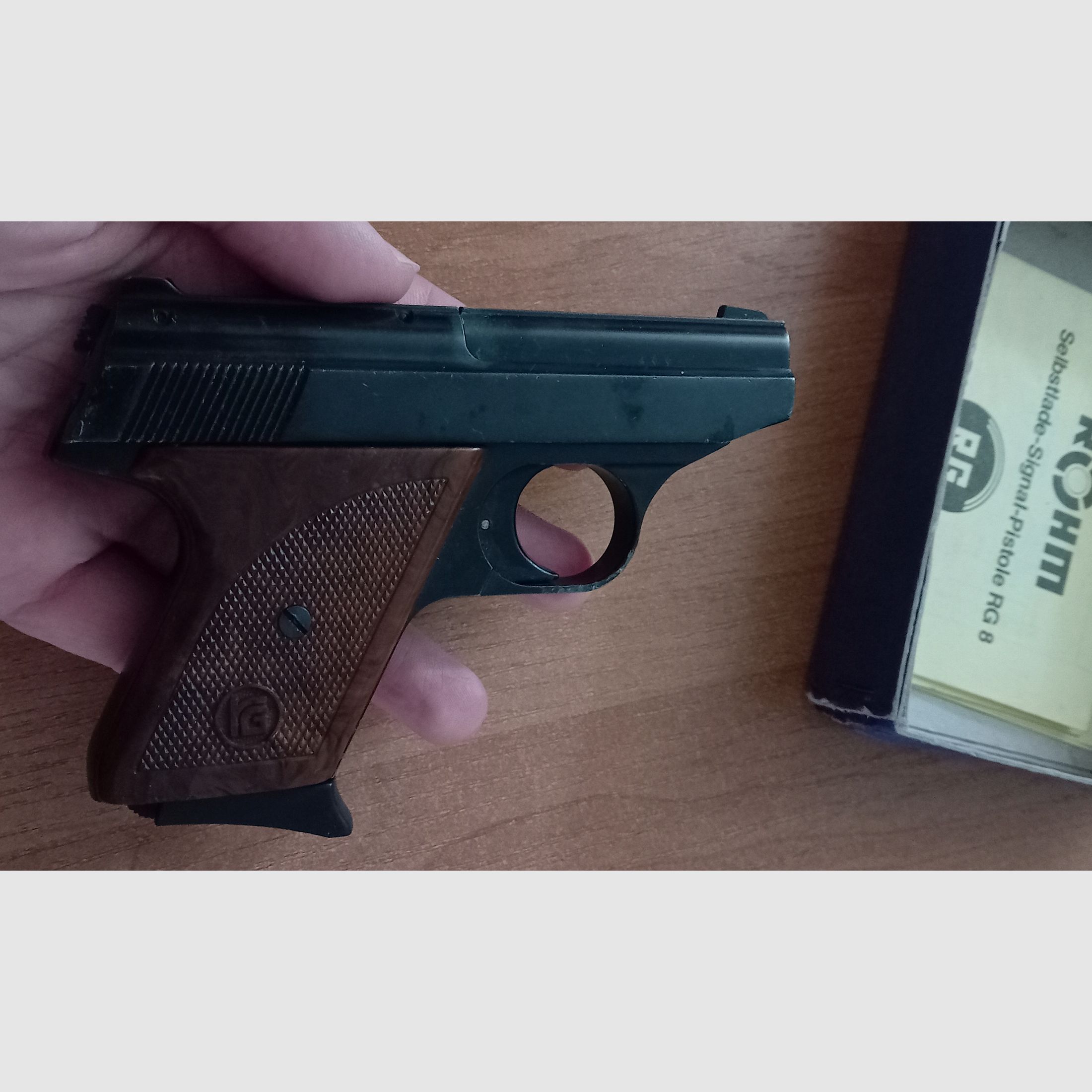 Seltene Röhm RG 8 im Kaliber 8 mm Knall/ PTB 154 mit OVP!