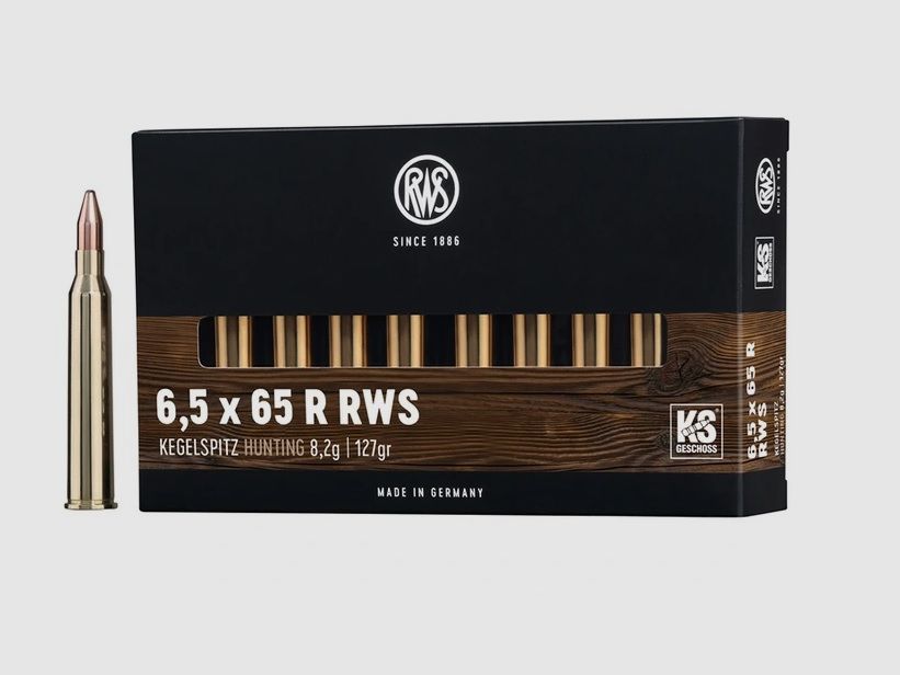6.5x65R RWS KS - 8.2g/127gr (a20)