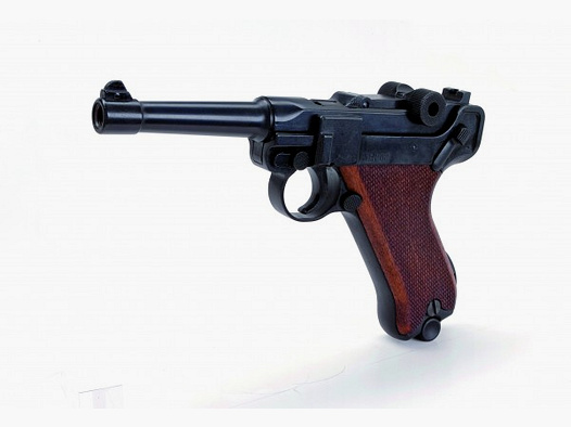 ME Mod. P 08, Cal. 9 mm P.A. scoppio, brunito nero