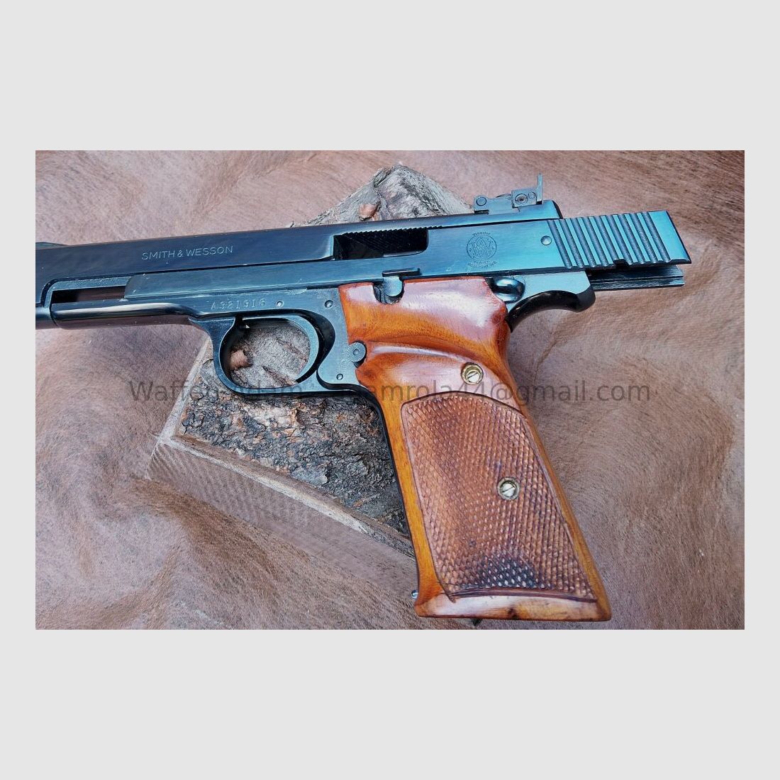 Smith & Wesson Modell 41, 5 1/2 ", Sport Pistole 1977