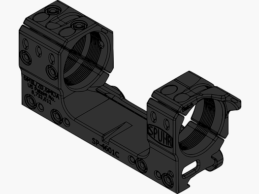 SPUHR SP4601CM mount 34mm 20.6 MOA H-30mm L-120mm – steel clamp