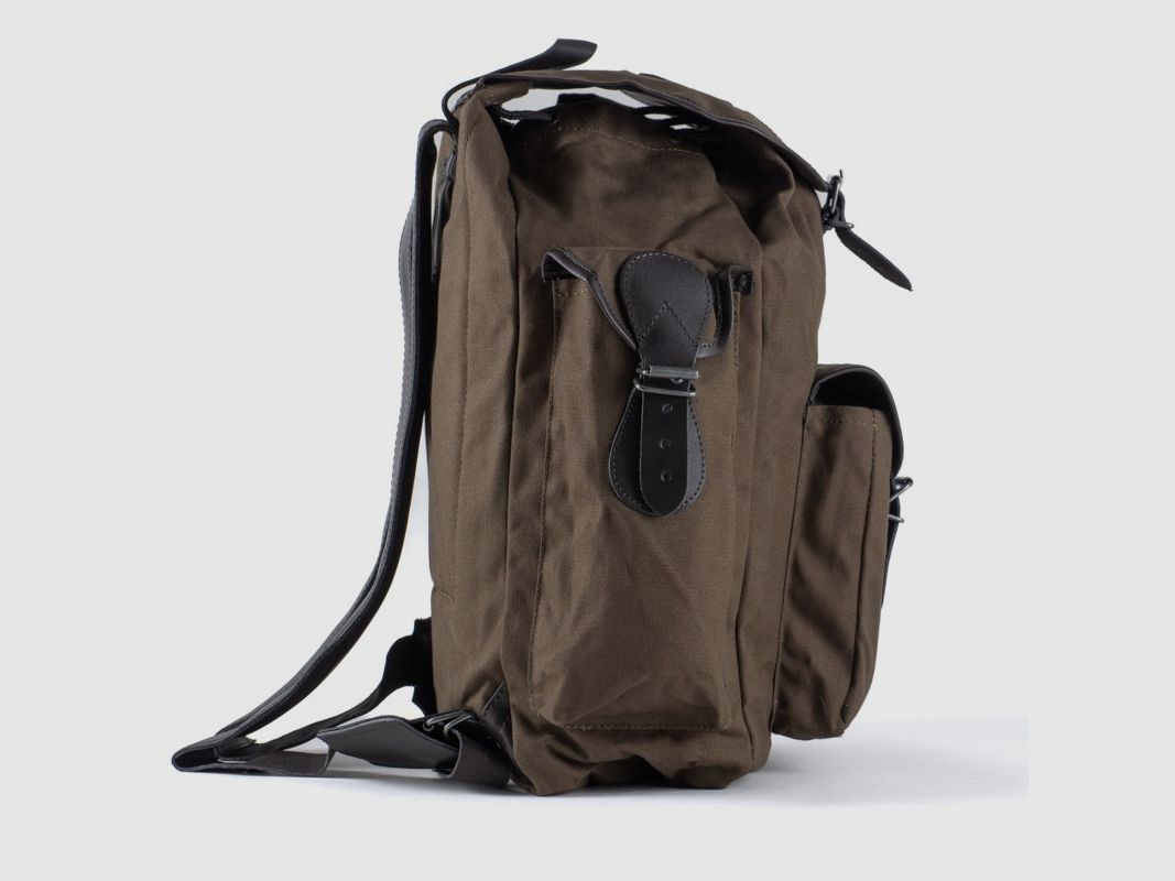 KLEINER CANVAS- UND LEDERRUCKSACK 20L, Bild 2 von 3