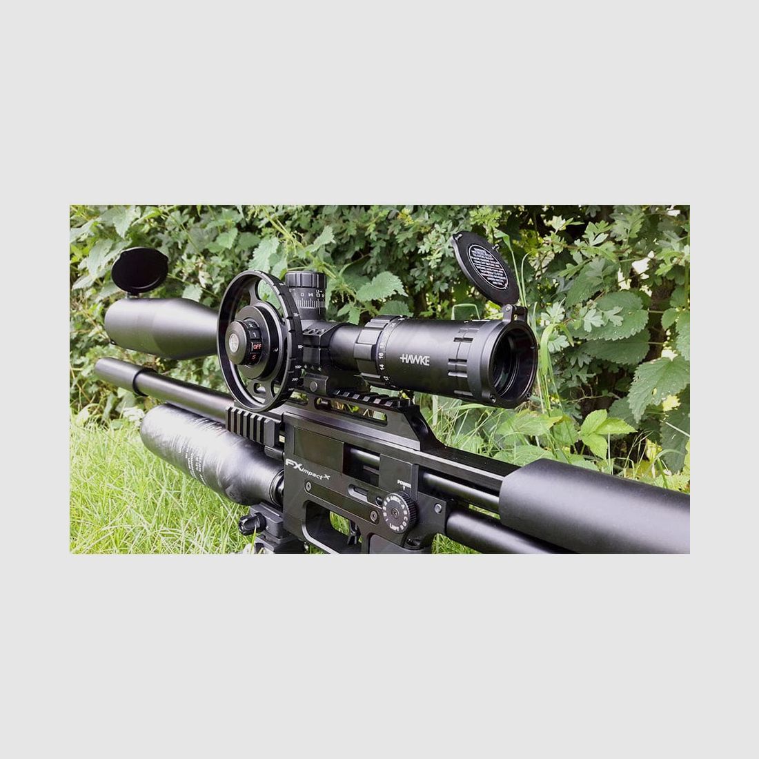 Richtkijkermontage Hawke Sidewinder + tweepoot voor PCP FX Impact X Sniper 7.62, afbeelding 4 van 6