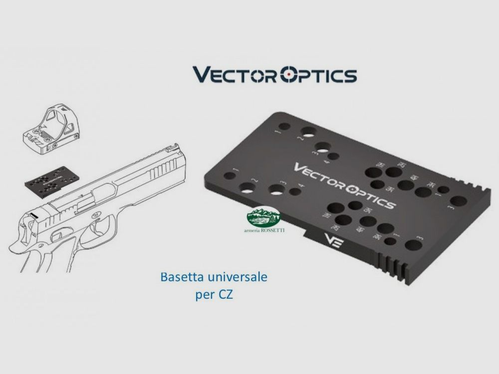 VECTOR OPTICS Universelle Platte zur Montage von Red Dot auf CZ SCFRM-21