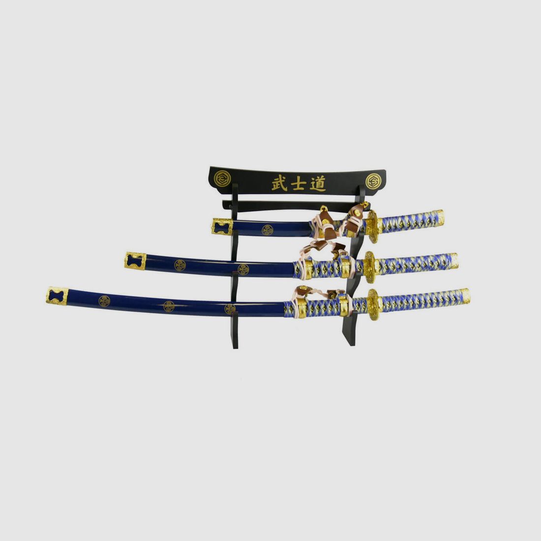 3-częściowy PARADE Samurai Tachi Zestaw Mieczy