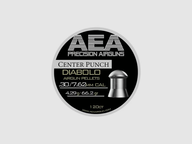 AEA Center Punch Pallini 66,2 gr 7,62 mm / .30 (120 pz.)