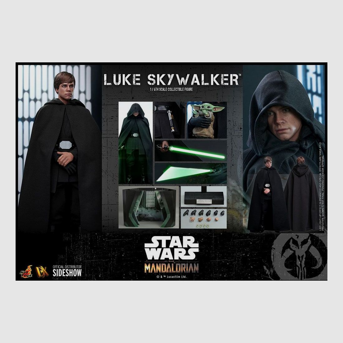 Star Wars The Mandalorian Actionfigur 1/6 Luke Skywalker 30 cm | 43272