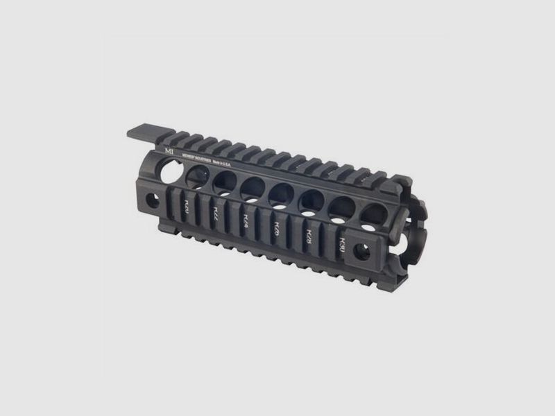 MIDWEST INDUS-TRIES INC. AR15/M16 Picatinnyvorderschaft Two-Piece Carbine Forend, Schwarz MIDWEST INDUS-TRIES INC.