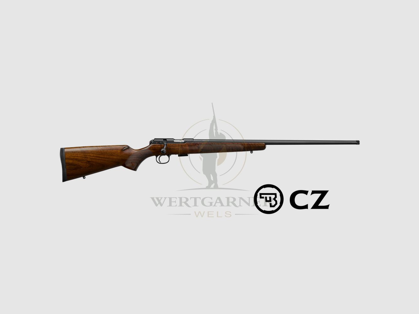 CZ 457 American .22 LR 1/2"x20 UNF Walnuss, Bild 1 von 3