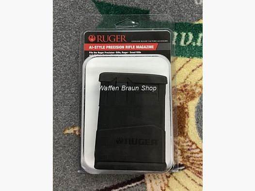 Ruger Magazin 10 Schuss Precision Rifle AL-Style Kal. .308 Win, .243 Win, 6,5 Creedmore