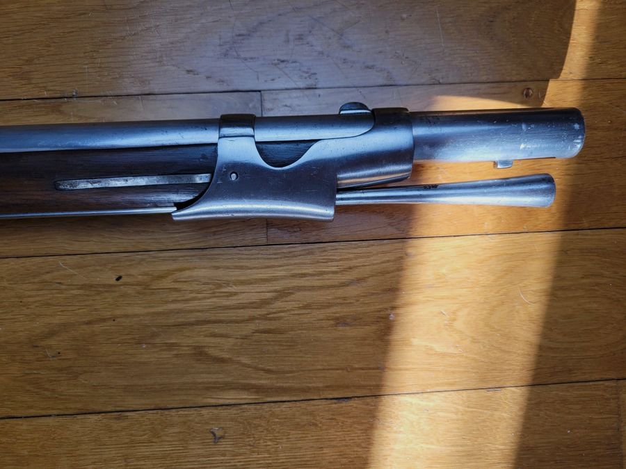 Außergewöhnliches Infanteriegewehr 1822 T (nicht Tbis) – Königliche Manufaktur Mutzig 1838 – Bajonett Museumszustand, Bild 9 von 29