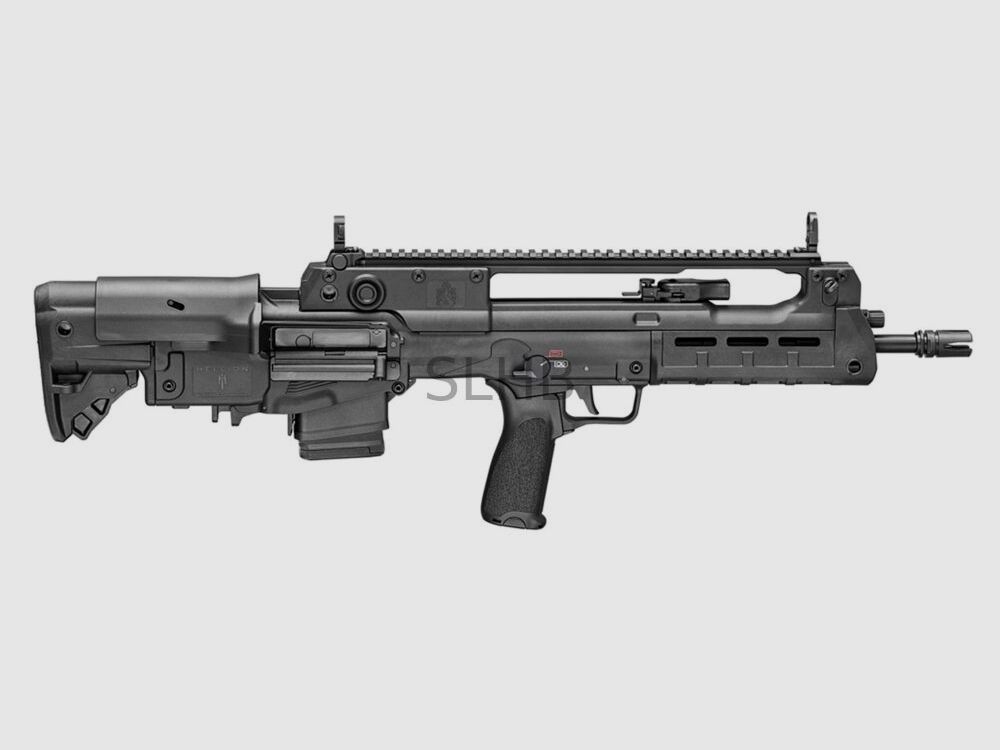 HS (Springfield) Helion VHS 2s compleet met AR15-magazijnadapter, 3 magazijnen en koffer