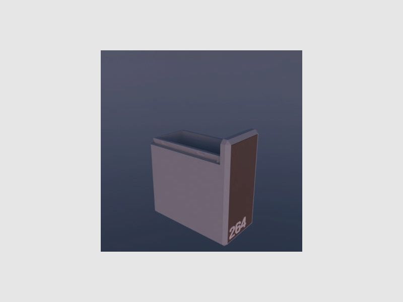 Filamelt Munitionsbox / .264 Winchester Magnum / ‘Schiebedeckel’ / Patronenbox, Ammo Box