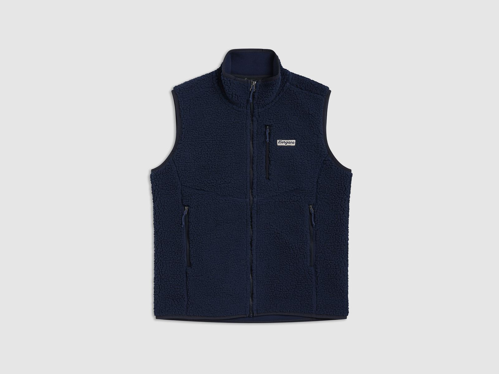 Bergans Lunnan Pile Fleece Vest Women Navy Blue XL