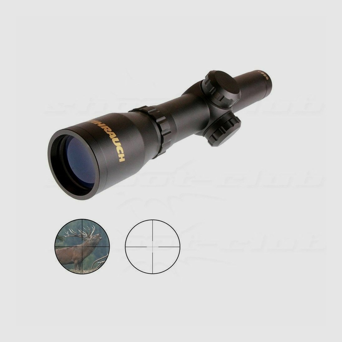 Albrecht Kind GmbH Zielfernrohr Weihrauch 2x20 für Luftpistolen + Montage