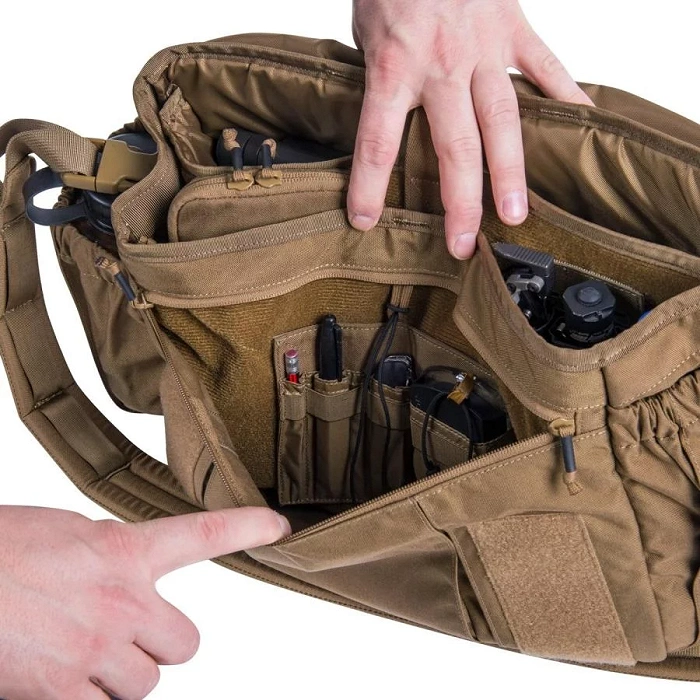 Torba URBAN COURIER BAG Large, Cordura, Czarna / Shadow Grey A, zdjęcie 3 z 40