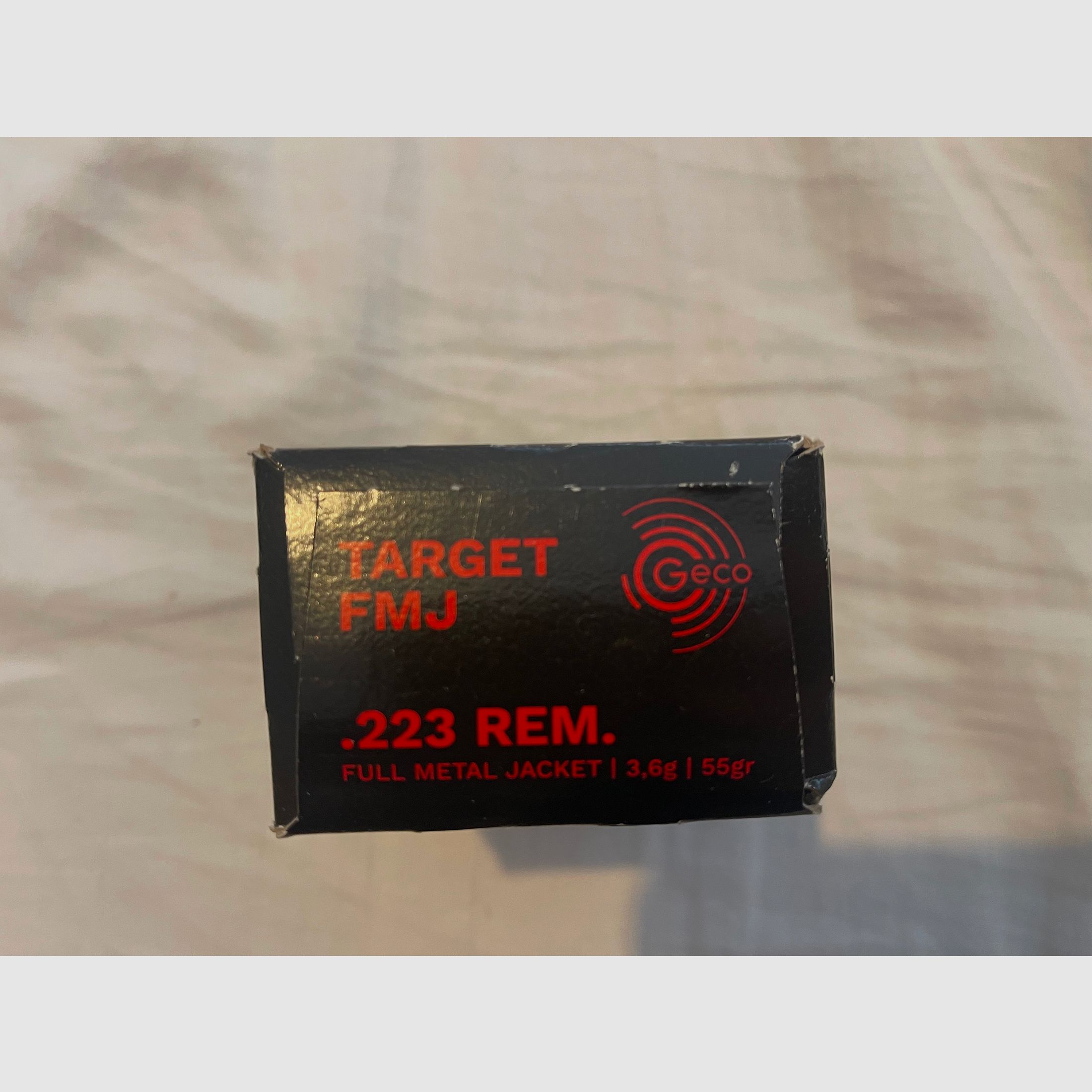 Geco .223 Rem. Vlm Target 3,6g/55grs.. 500 Schuss.NEU.