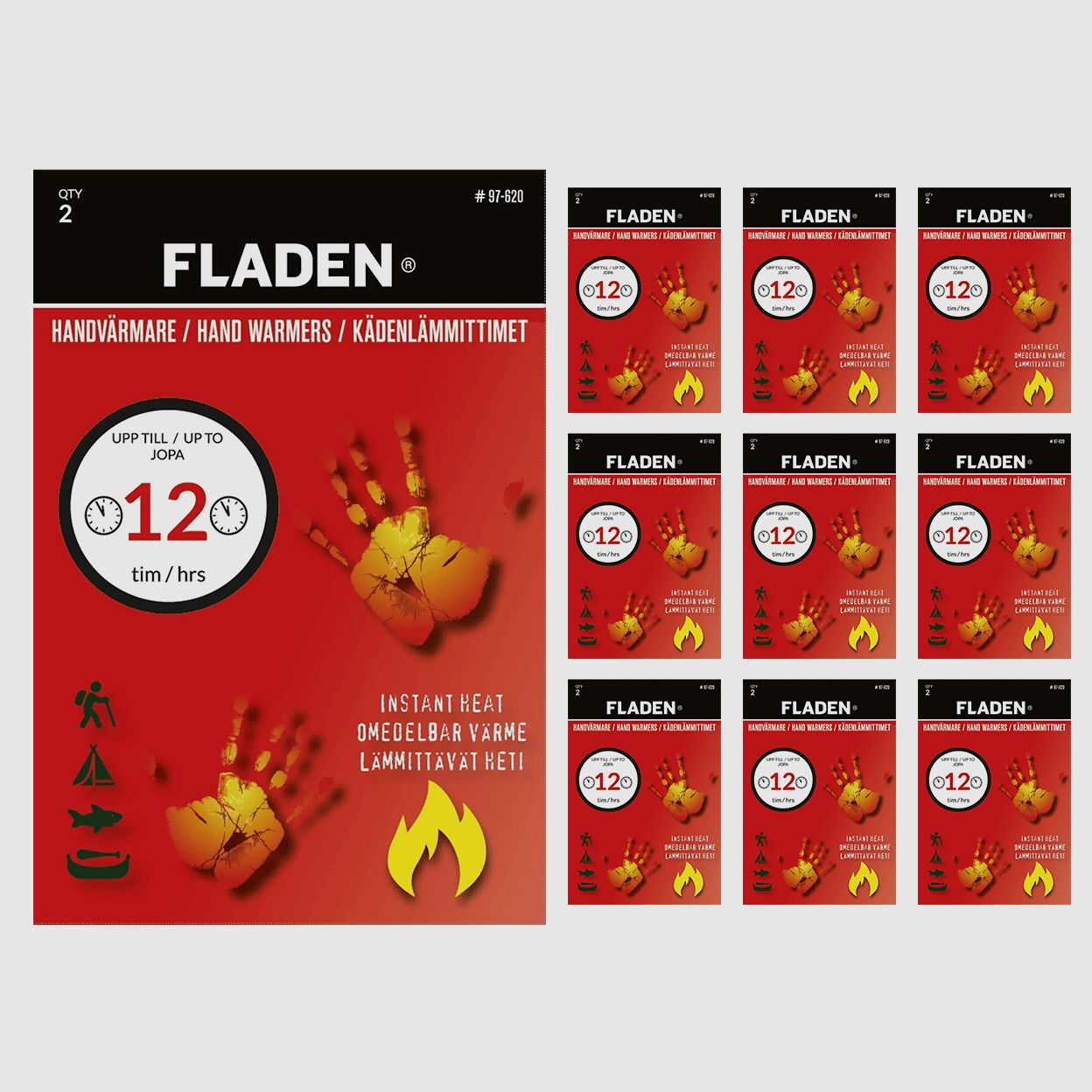 Fladen Handwärmer, 10 Paar