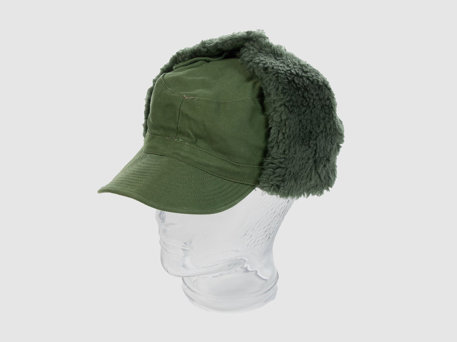 Schwedische Wintermütze M59 oliv gebraucht