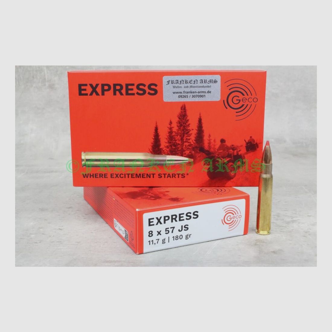 GECO Express 8x57IS 180gr 11,7g 20 pezzi prezzi a scalare