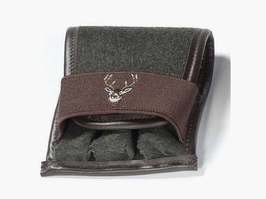 Filz-Patronen- & Schrot-Etui Hirsch