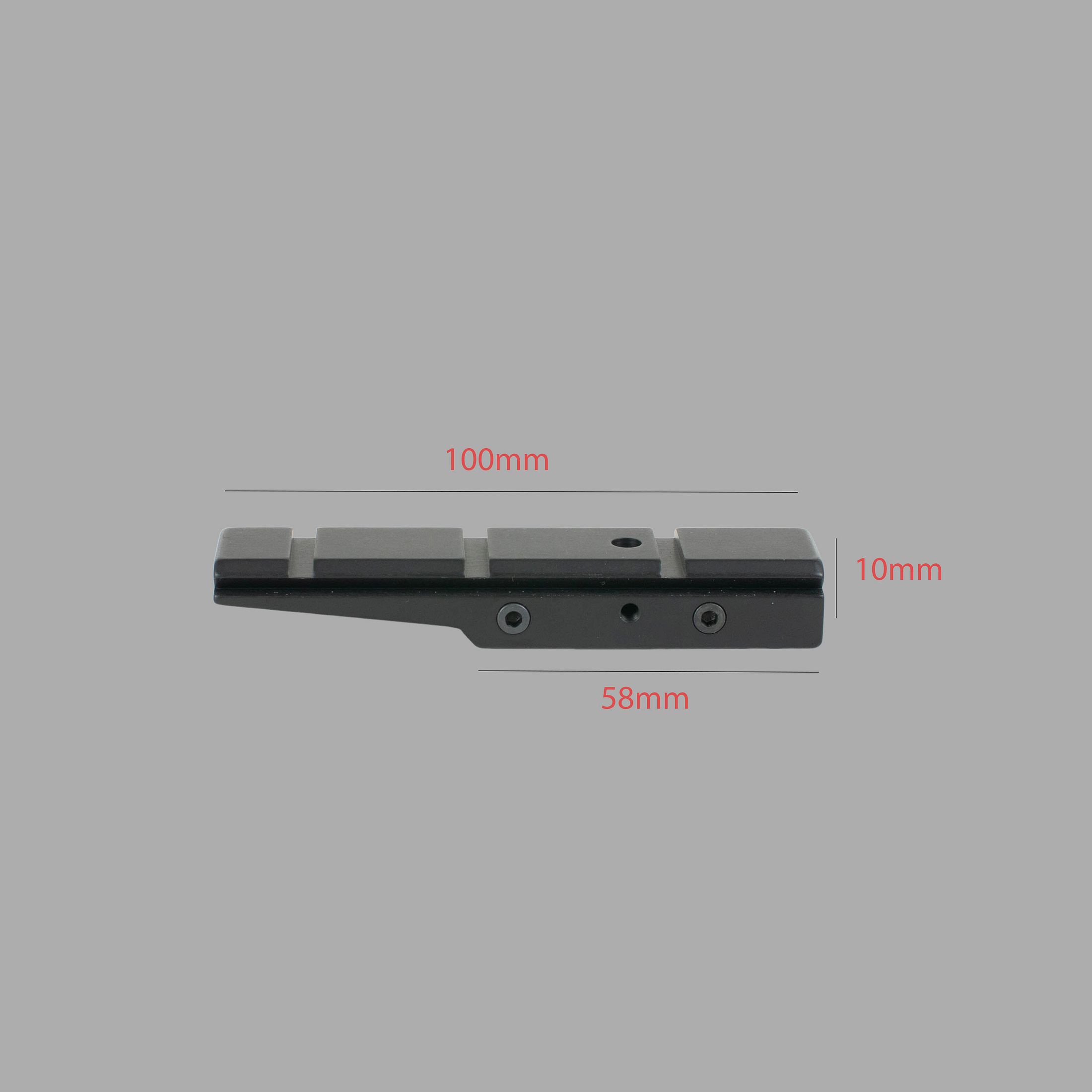 EAW adapter from 14mm prism to 21mm weaver (suitable for old BBF rifles like Heym, Suhl, Sauer, Merkel), image 5 of 5