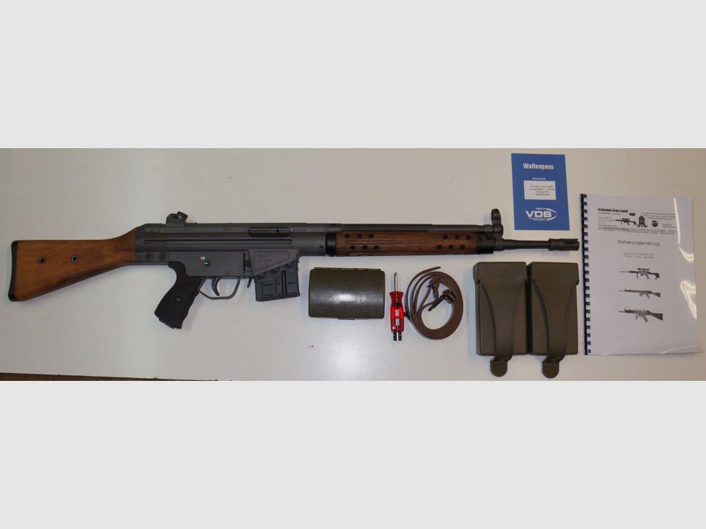 Schwaben Arms GmbH Selbstladebüchse SAR M41 SPORTMATCH MF3 G3KT Kaliber 308win. - MADE IN GERMANY - ähnlich HK41/G3