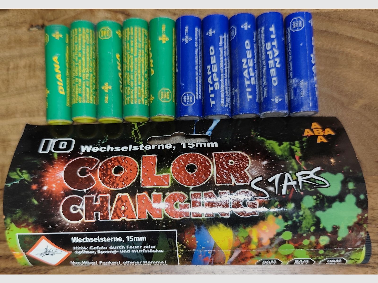 Röhm RG 89 Nickel PTB 451 Silvester Set + Pyro und Munition