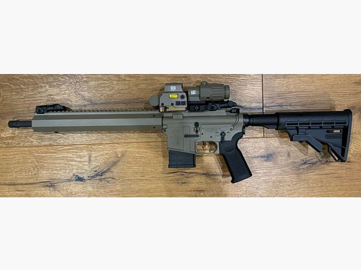Tippmann M4-22 Elite GS Eagle FDE mit EOTECH EXPS3 -0 tan + G33 tan KSK-Spezial HHS VIII