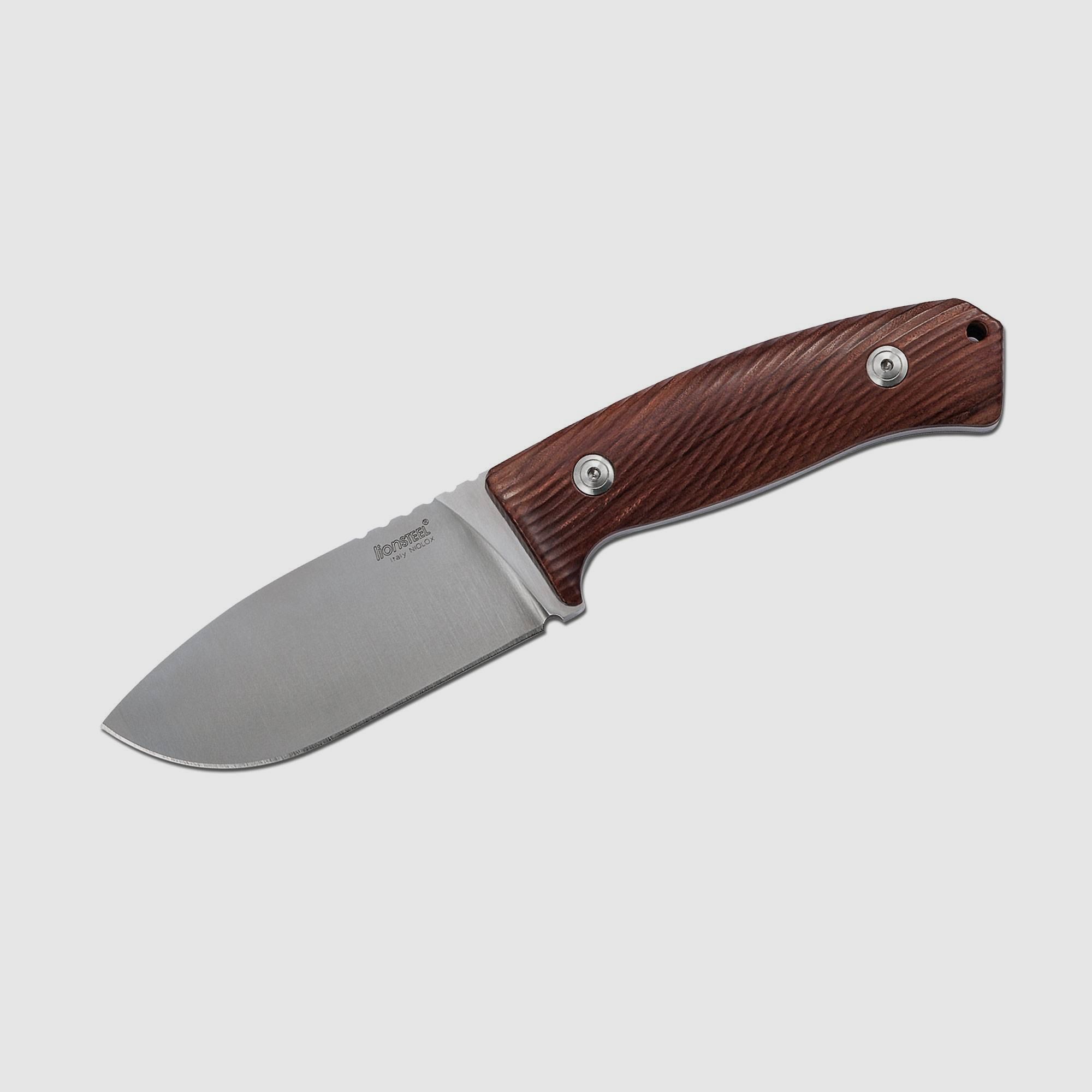 Hunting M3 Santos Wood Jagdmesser mit Lederscheide