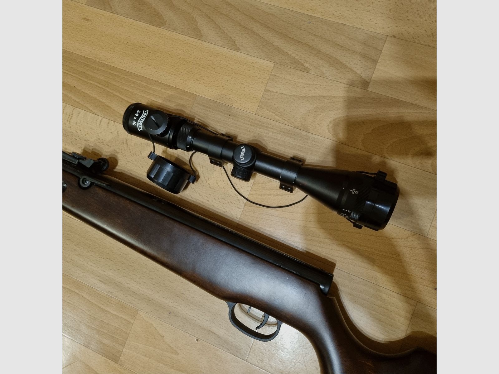 Norica Europa 92, 4,5 mm, Seitenspanner, mit ZF Walther