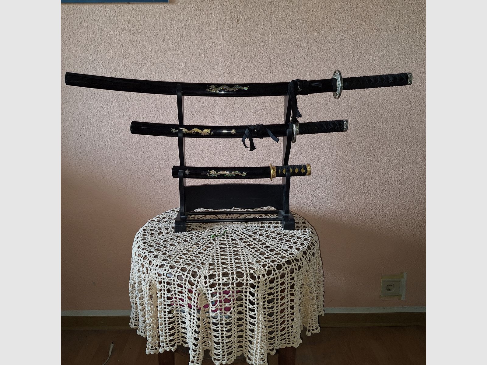 Samurai Zwaarden 3-delige Set met Stand